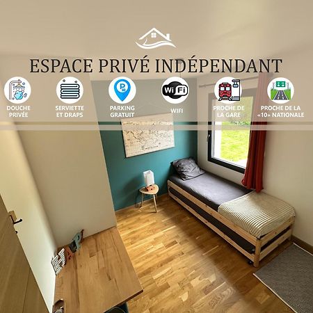 Chambre Privee Au Calme - Proche Gare - Parking Gratuit Ле-Гон-Понтувре Экстерьер фото